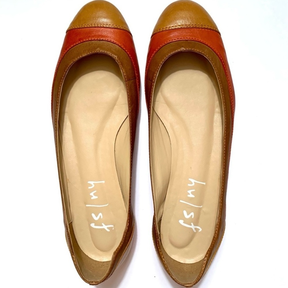 FS/NY French Sole Sloop Ballet Flat, tan